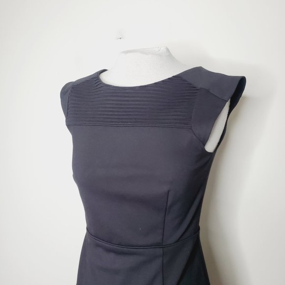 BANANA REPUBLIC Black Fit & Flare Classic Dress - Picture 5 of 10